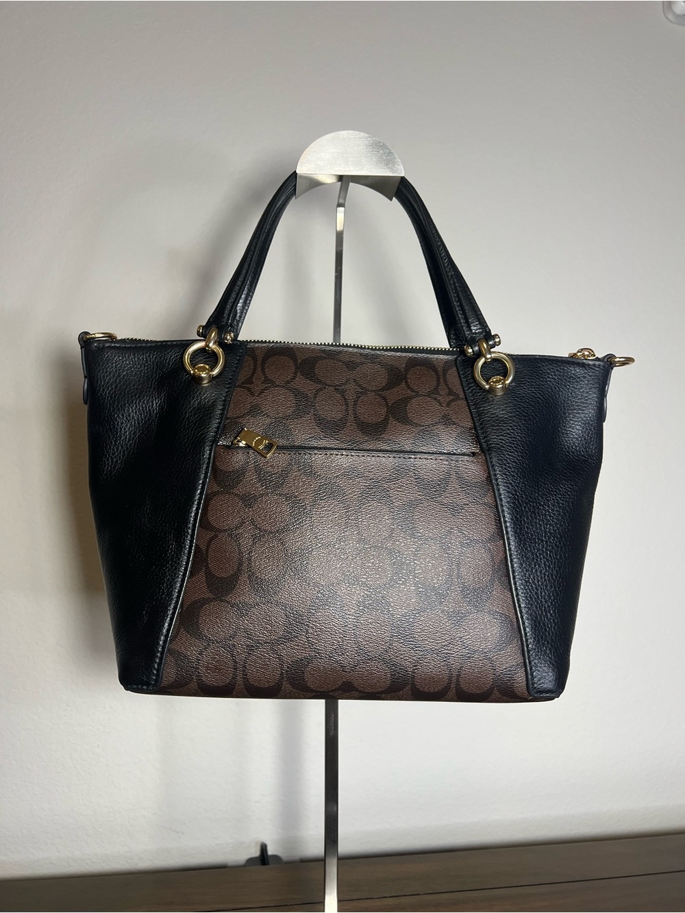 Coach Kacey Satchel Bag In Signature Canvas - Picture 5 of 14